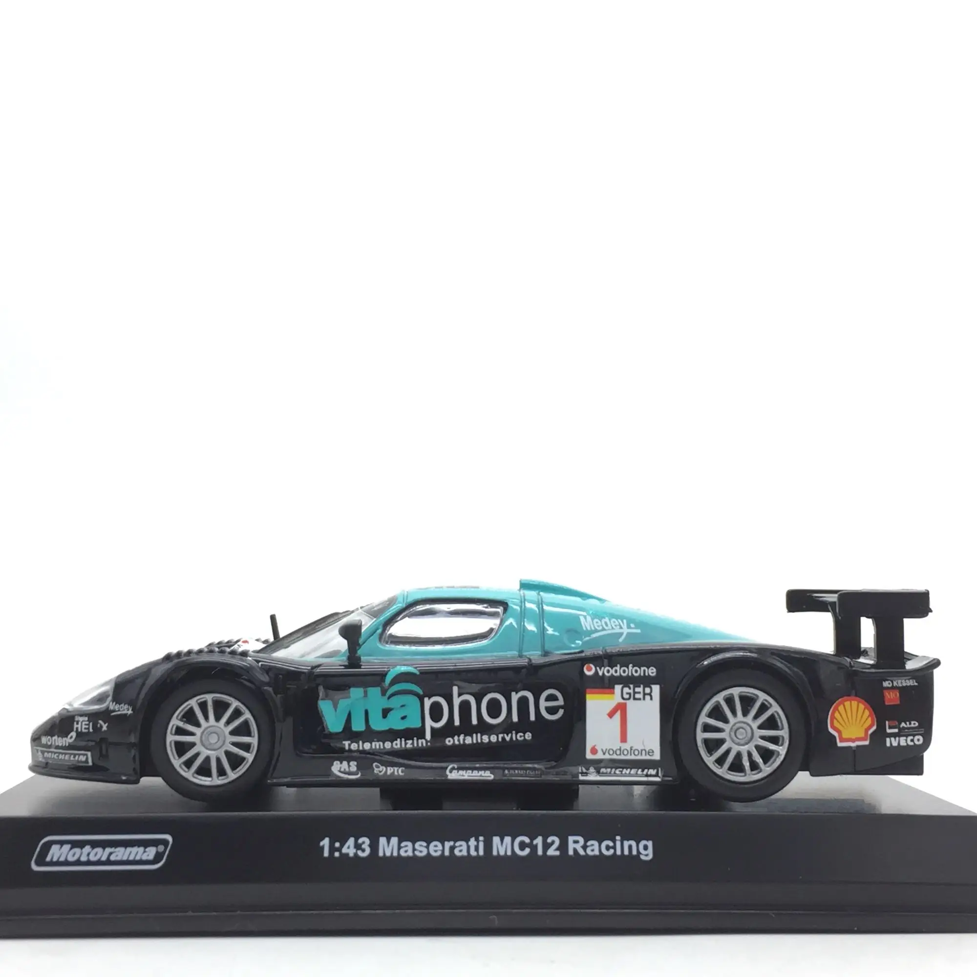 1:43 Maserati MC12 сплав гоночный автомобиль модель 11,5 см