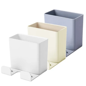 

Wall Mounted Organizer Storage Box Remote Control Air Conditioner Storage Case Mobile Phone Plug Holder Stand Container