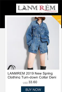 LANMREM, осенняя Новинка, повседневная, модная, темпераментная, женская, свободная, плюс размер, длинный рукав, сплошной цвет, вышивка жемчугом, джинсовая куртка, TC475
