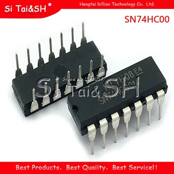 

10PCS SN74HC00 HC00 74HC00 74HC00N DIP-14 , NAND gate IC New Original