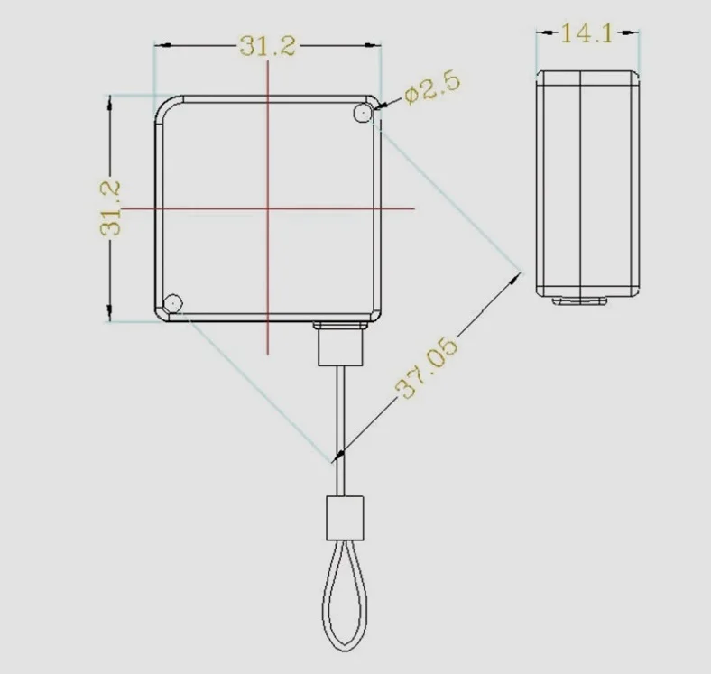 skonews_security_tether_anti_theft_pull_box_merchandise_anti_theft_rope_recoiler