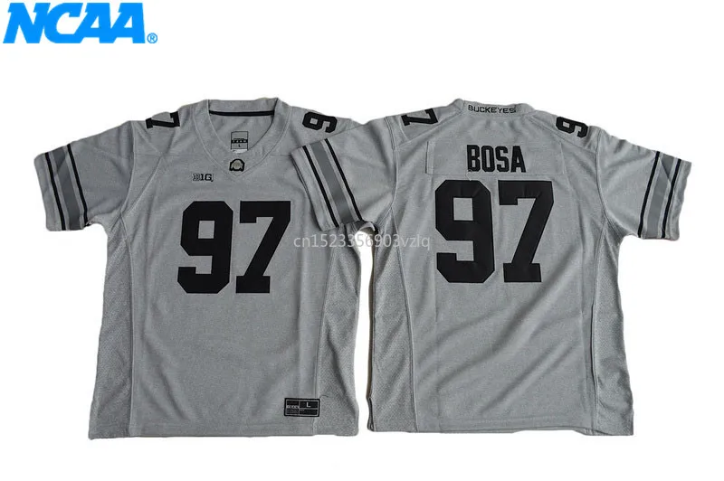 Новое поступление высокое качество Joey Bosa футболка колледжа Limited Джерси#97 Bosa майки S-XL