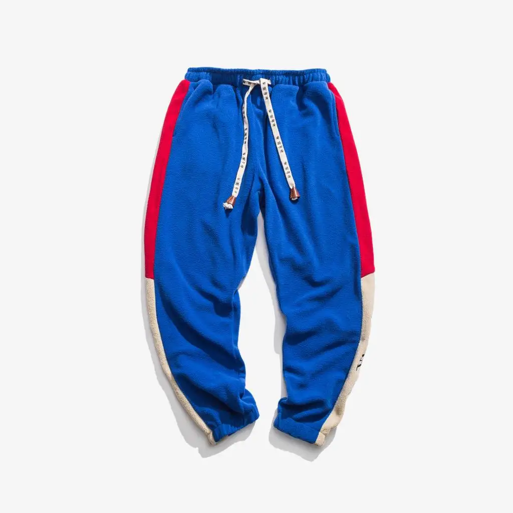 Sinicism магазин мужские свободные Jogger леггинсы брюки 5XL китайские мешковатые льняные шаровары японские повседневные хлопковые Лоскутные толстые брюки - Цвет: Blue(AsianSize)