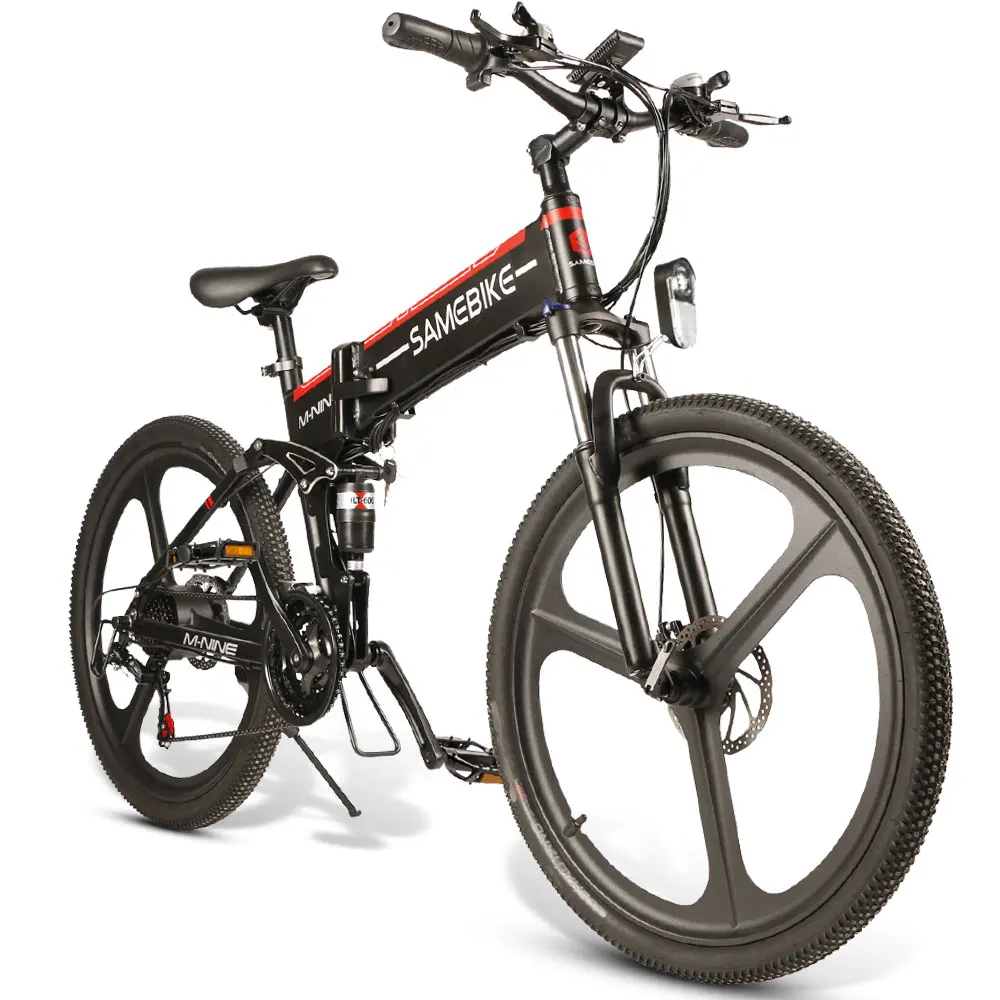 SAMEBIKE LO26-II 500W Opvouwbare elektrische mountainbike 21 versnellingen  48V/10 Ah batterij - E-gadgetshop.nl