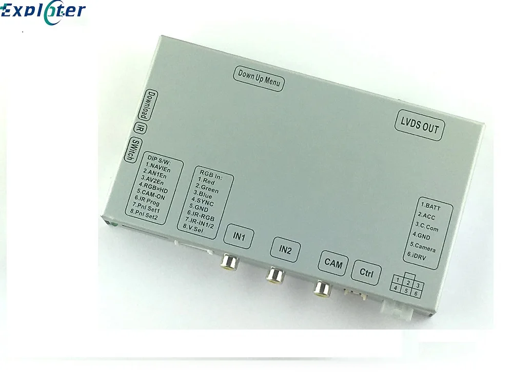 For Citroen RT6 Headunit to add Cameras and TV Tuner Mirror link Video Interface