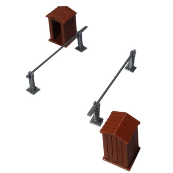 

1:87 HO Scale 3D Printed Post Guard Room Train Railway Model Scene Decoration