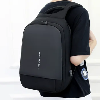 

Men Laptop Rucksack Travel Waterproof Backpack Women Large Capacity Business USB Charge College Student School Shoulder Bags