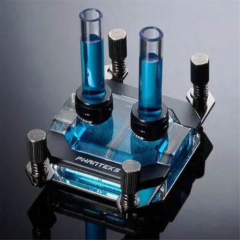 شراءPhanteks RGB وحدة المعالجة المركزية كتلة المياه 4PIN 12 فولت الاكريليك غطاء معدني ل AMD AM2 AM3 AM4/FM1 FM2/إنتل وحدة المعالجة المركزية برودة وزارة الدفاع المي...
