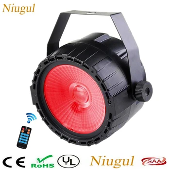 

Wireless Remote Control 30W RGB+UV COB Effect LED Par Light Theater Spotlight Pocket COB Par Light DMX Stage Lighting Projector