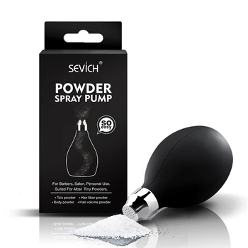 

Hair Building Fibers Applicator Powder Pump Black Color Rubber Nozzle Spray Applicator Pump Tool Easy Usage Hair Powder