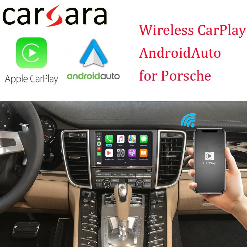 Wireless Apple Carplay For 718 911 Bosxter Cayman Macan Cayenne Pana mera PCM3.1 PCM 4.0 CDR 3.1 Android Auto Module Box