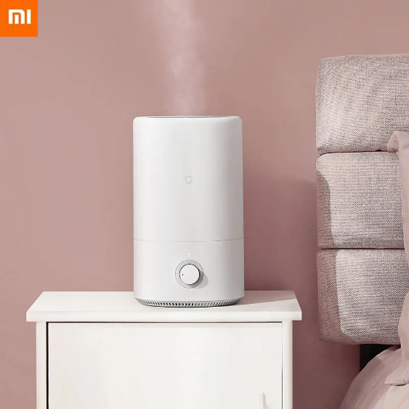 

Xiaomi Household Air 4L Humidifier Air Purifying Mist Maker Adjustable Fog With Add antibacterial light humidification