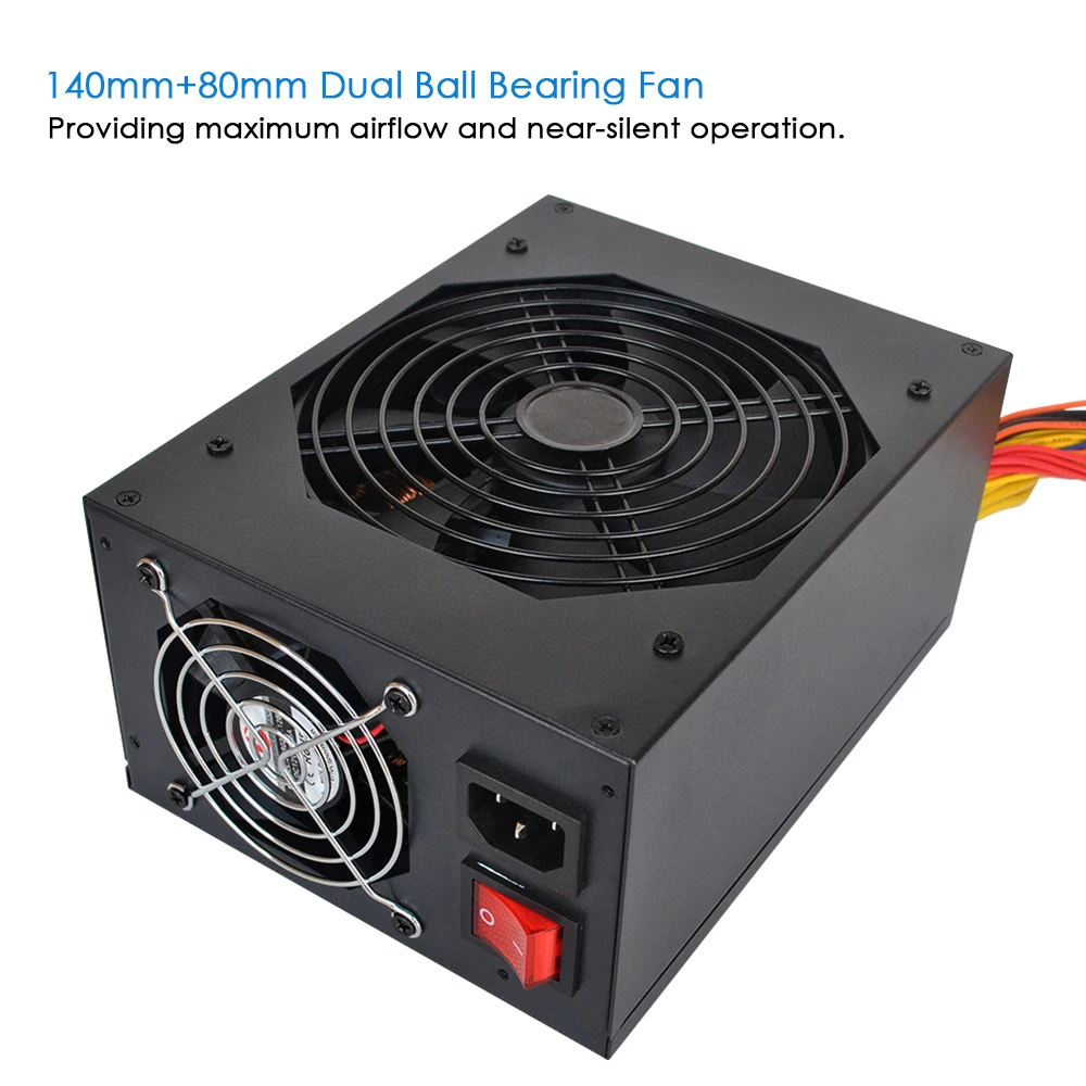 

Hot 2600W 90-270V High Efficiency Switching Power Supply Mining Machine Power Source Server for Ethereum S9 S7 L3 Rig Mining Bit