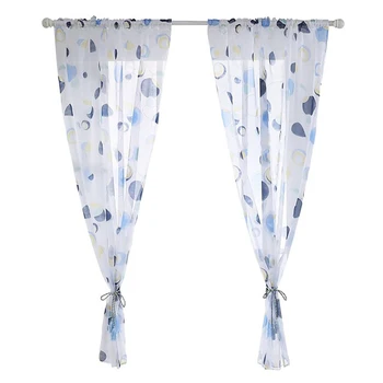 

Curtains Drape Panel Sheer Modern Kitchen Short Curtains String Tulle Window Curtain For Kitchen Living Room Bedroom Baby Room