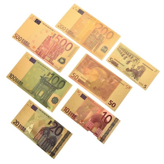 Lot de faux billets et pièces de monnaie