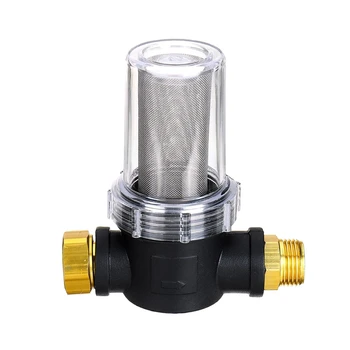 

40 Mesh Garden Hose Filter Attachment For Pressure Washers Pump Inlet Filter 3/4 Inch Hose Connector Garden Accessories(Us Stand