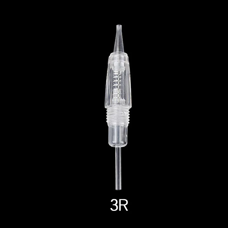 3R 10pcs Перманентный макияж татуировки иглы 1R 3R 5R полные спиральные иглы татуировки Высокое качество игла для коррекции бровей и губ машина аксессуары - Цвет: 3R 10pcs