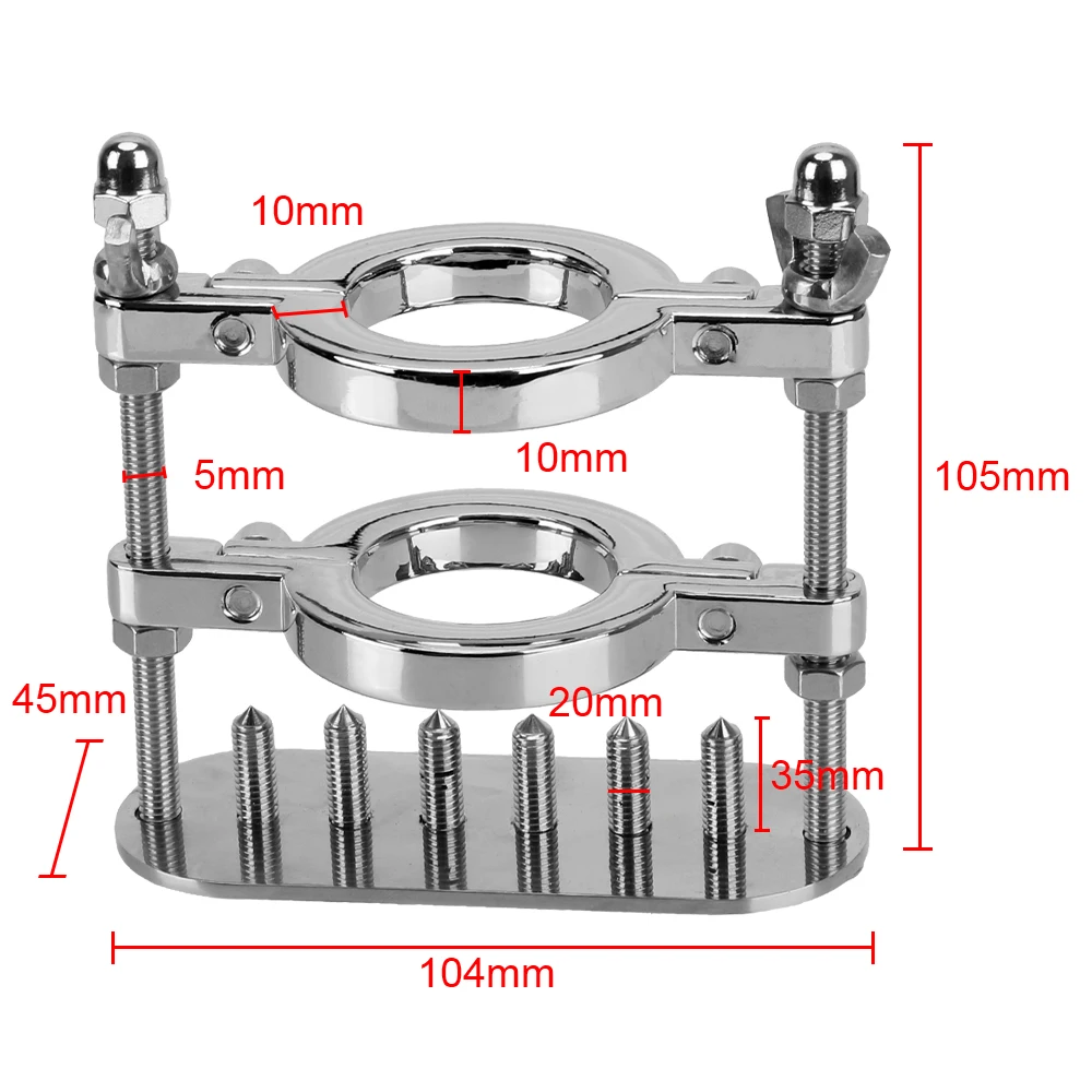 Männlicher Keuschheitsring Mit Metallspikes Zur Stimulation_voghion.com
