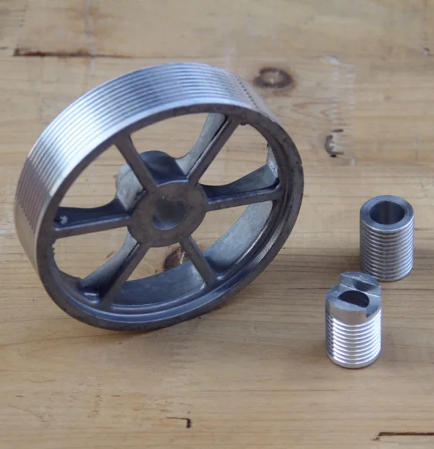 1set 355 belt-type profile cutting machine accessories belt Aluminum pulley wheel size electric tool | Обустройство дома