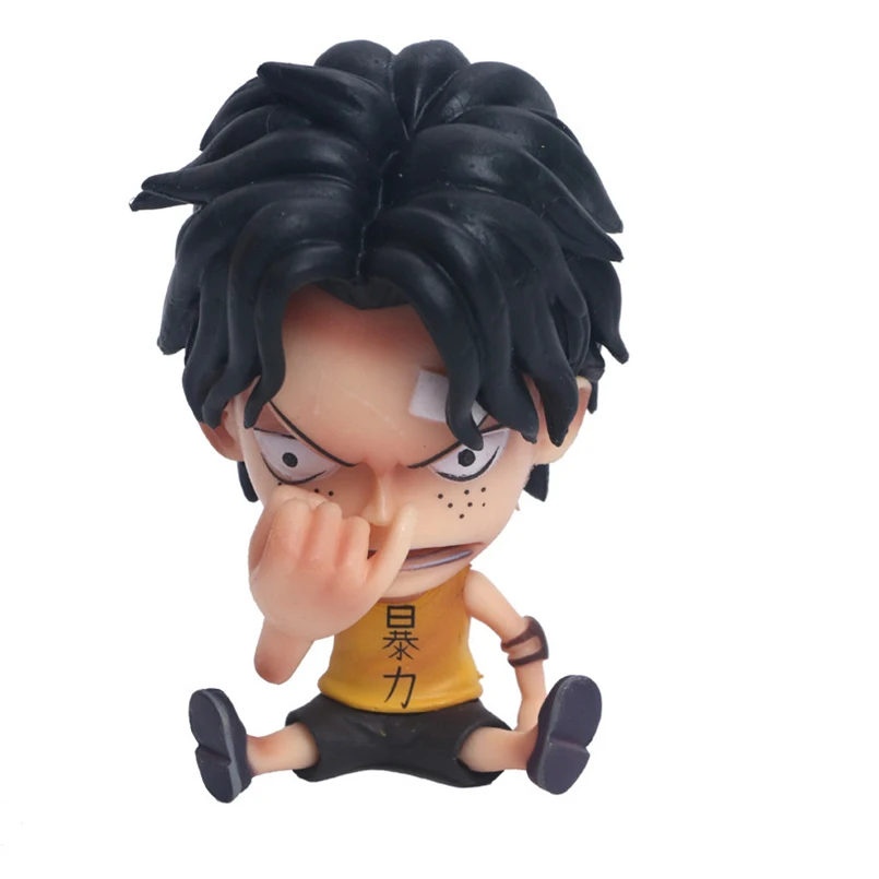 Экшн фигурки из аниме Q version One Piece Roronoa Зоро Луффи Ace sabo Sanji BROOK Nami Franky Chopper ПВХ