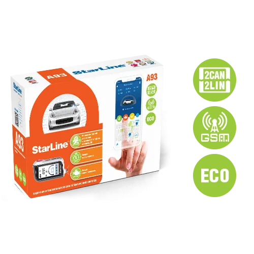 Автосигнализация StarLine A93 2CAN+2LIN GSM ECO