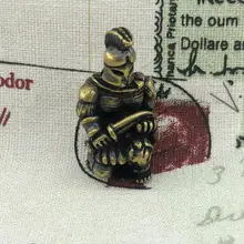 1 шт. EDC Открытый карманный инструмент латунь спартанского воина нож бусины Парашютная веревка нож бусины фонарики кулон брелок бусины