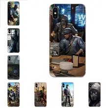 Ver perros 2 Dedsec para Xiaomi Redmi Nota 8 8A 8T 10 K30 5G Pro para Motorola G G2 G3 G4 G5 G6 G7 Plus funda transparente suave(China)