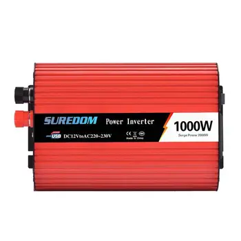 

Sine Wave Power Inverter 1000W DC 12V to AC 220V Car Solar Power Inverter Dual USB Charger Transformer Converter