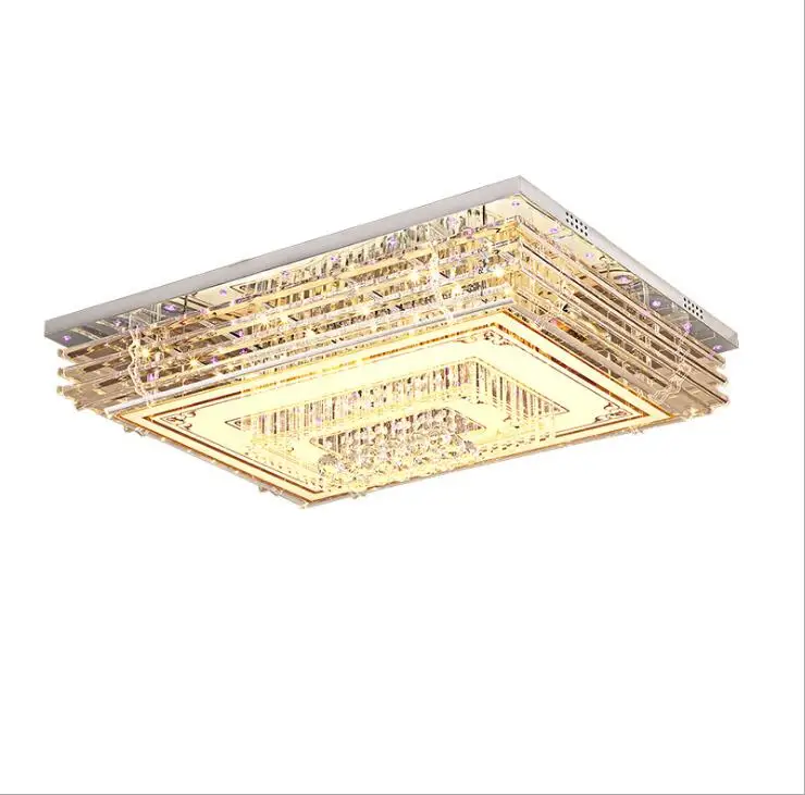 

Living room ceiling lamp rectangular modern minimalist led master bedroom lamp geometry art super bright lamps