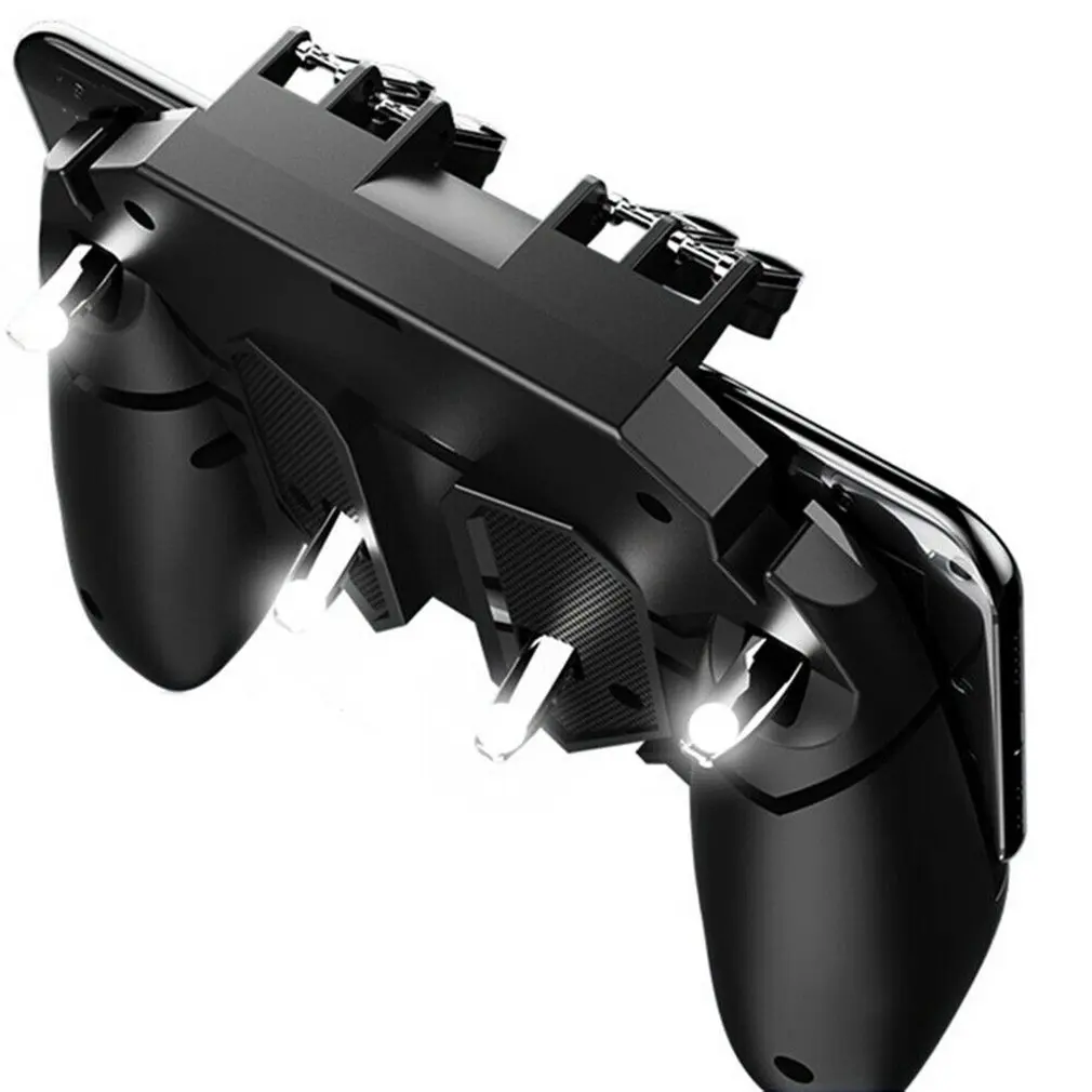  AK66 Mobile PUBG Game Controller Six Finger All-in-One PUBG Free Fire Key Button Joystick Gamepad L