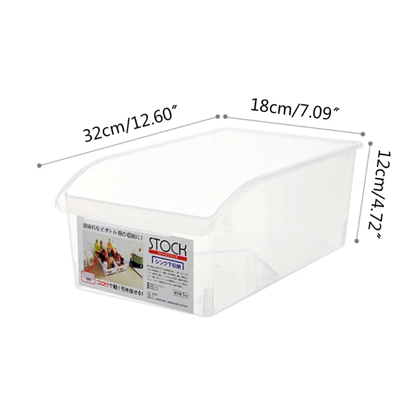 BLSYHDH Cassetto del Frigorifero Ripiano Estraibile Organizzatore Trasparente Cassetto del Frigorifero Contenitori Organizzatori Contenitori per Alimenti in Plastica Dispensa Scatola di Immagazzinaggi