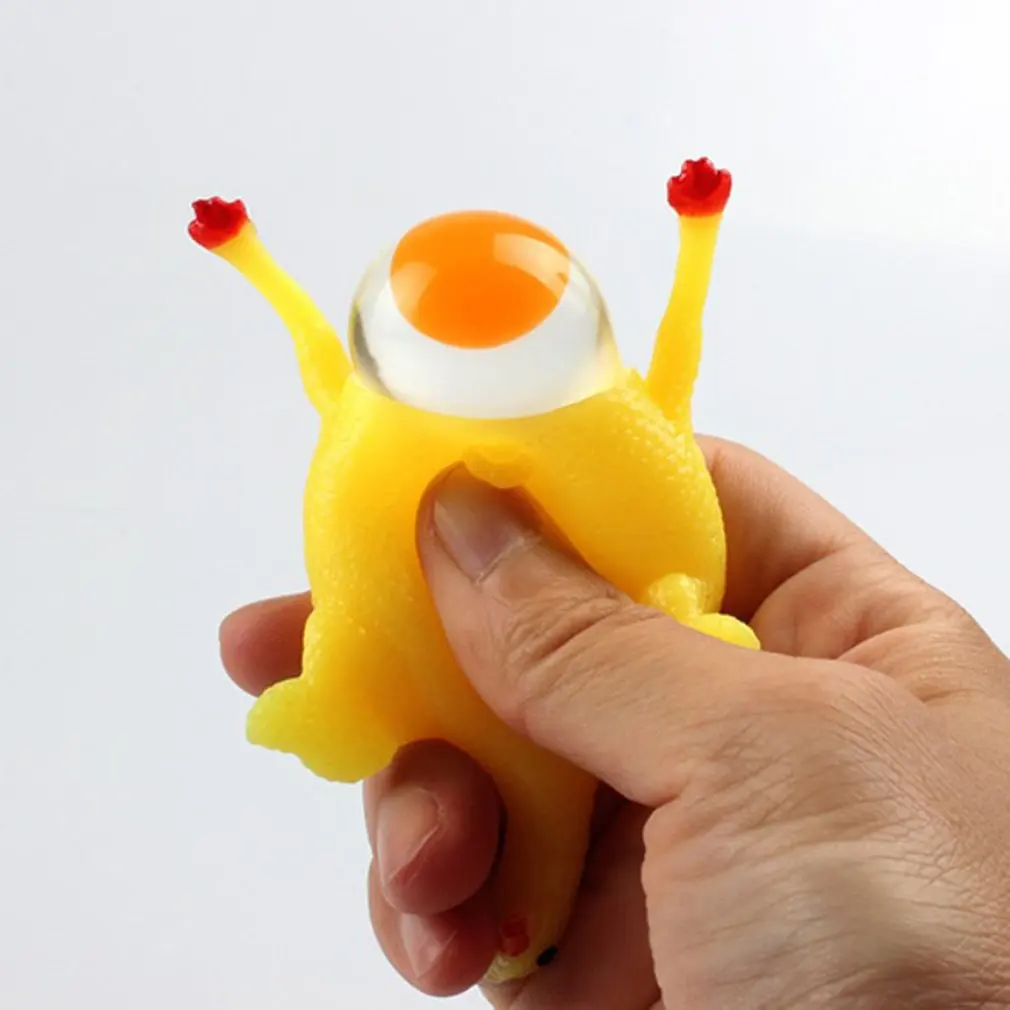 1 шт. шар для снятия стресса Novetly Squeeze Chick Hand Wrist Упражнение антистрессовая игрушка Забавные игрушки-гаджеты для детей милые мягкие животные