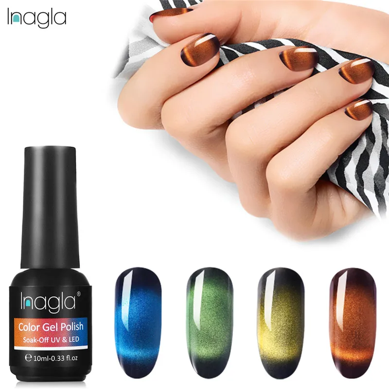 

Inagla 10ML Gemstone Color Series Nail Gel Polish Soak off UV LED Nail Polish Lacquer Varnish Top Base Coat Manicure Art Salon