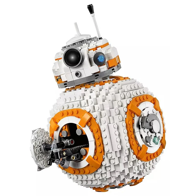 

1238Pcs BB8 Star Wars Robot Set Genuine With Legoinglys Series 75187 75179 Set Building Blocks Bricks Toys StarWars