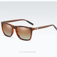 Новинка, мужские и женские поляризованные солнцезащитные очки, цветные солнцезащитные очки, модные A387T, алюминиевый магний, весенние дужки