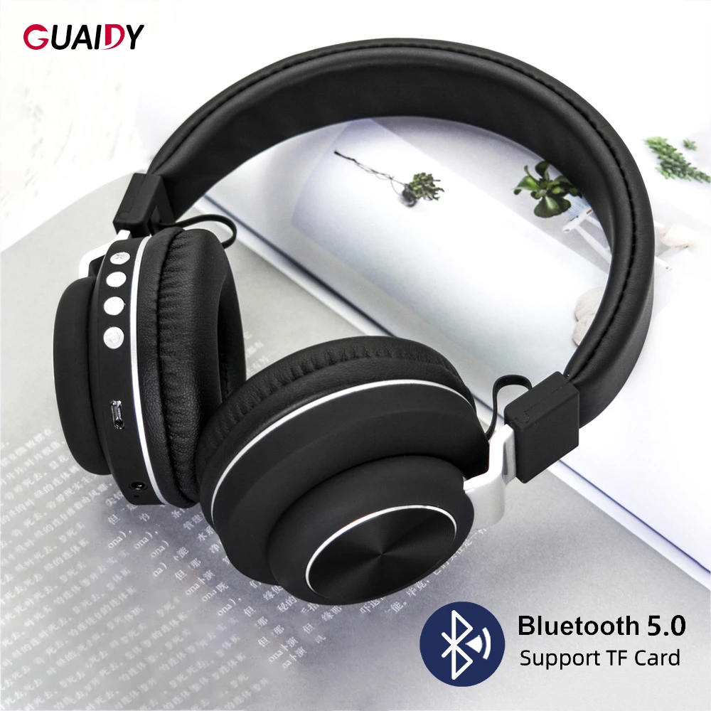 Fold Bluetooth Headphone Wireless TF Card Headsets For iPhone Huawei Xiaomi Universal Tablet Sports Music HD Stereo Portable