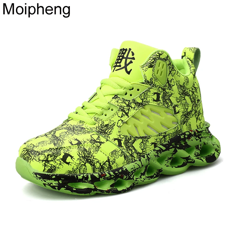 Moipheng 2020 весенние женские граффити на плоской подошве повседневные модные