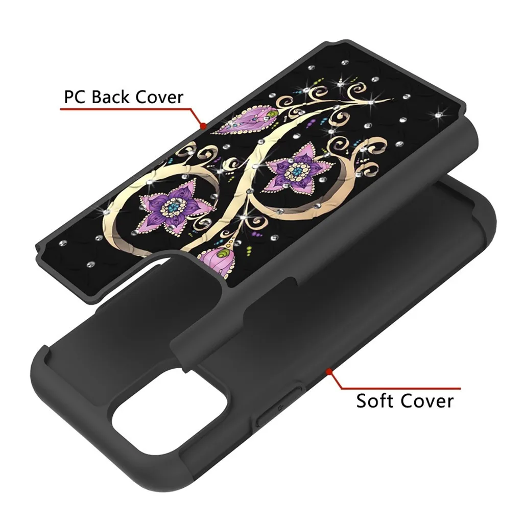 Dream Crystal Style Phone Case For iPhone 11Pro Max Dirt-resistant Slim Fashion Soft Cases Shockproof Dust-proof Phone Case