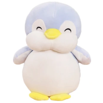 

Super Soft Down Cotton Penguin Doll Skin Friendly Kids Accompanying Children's Gifts Blue