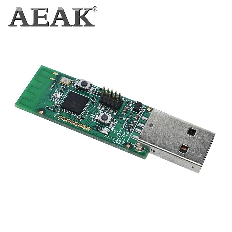 AEAK беспроводной Zigbee CC2531 анализатор голых досок пакетного протокола модуль USB интерфейс ключ захвата пакета модуль