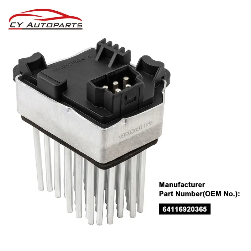 YAOPEI 64116920365 Blower Motor Resistor AC Heater Fan for BMW E39 E53
