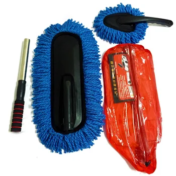 

Car Wash Brush Vehicle Clean Tool Soft Mop Dusting Tool Microfiber Car Washing Cleaning Brushes Durable Set