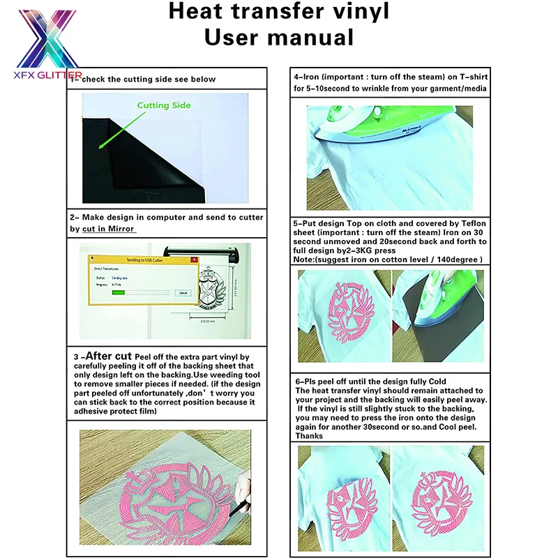 Heat Transfer Vinyl Instruction Manual