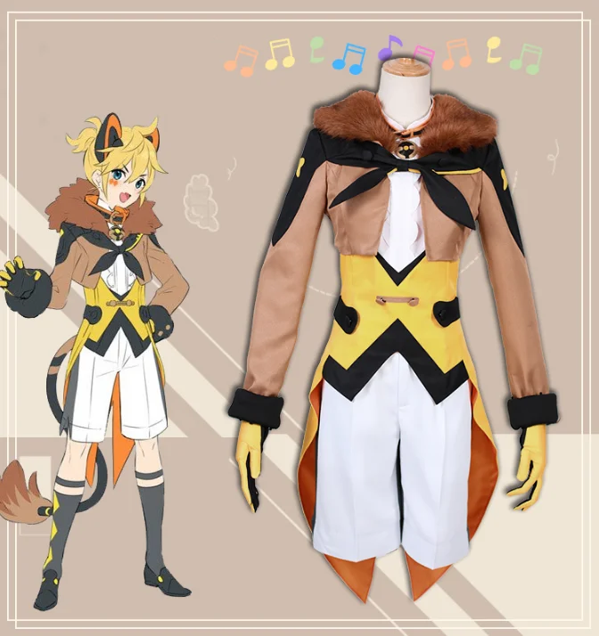 Vocaloid магический Мирай кагамин Лен кагамин Рин цирк животное платье униформа наряд Аниме косплей костюмы