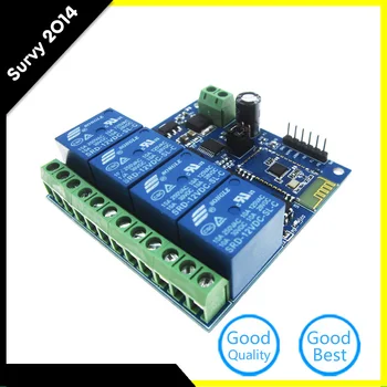 

12V/10A 4-Channel Bluetooth Relay Module Mobile APP Remote Control Switch diy electronics
