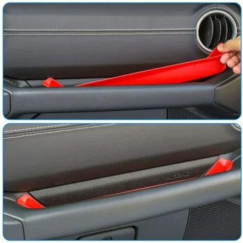 

Passenger Handle Storage Box Tray Organizer For Jeep Wrangler JL JLU 2018+ Red Car Passenger Handle Storage Box