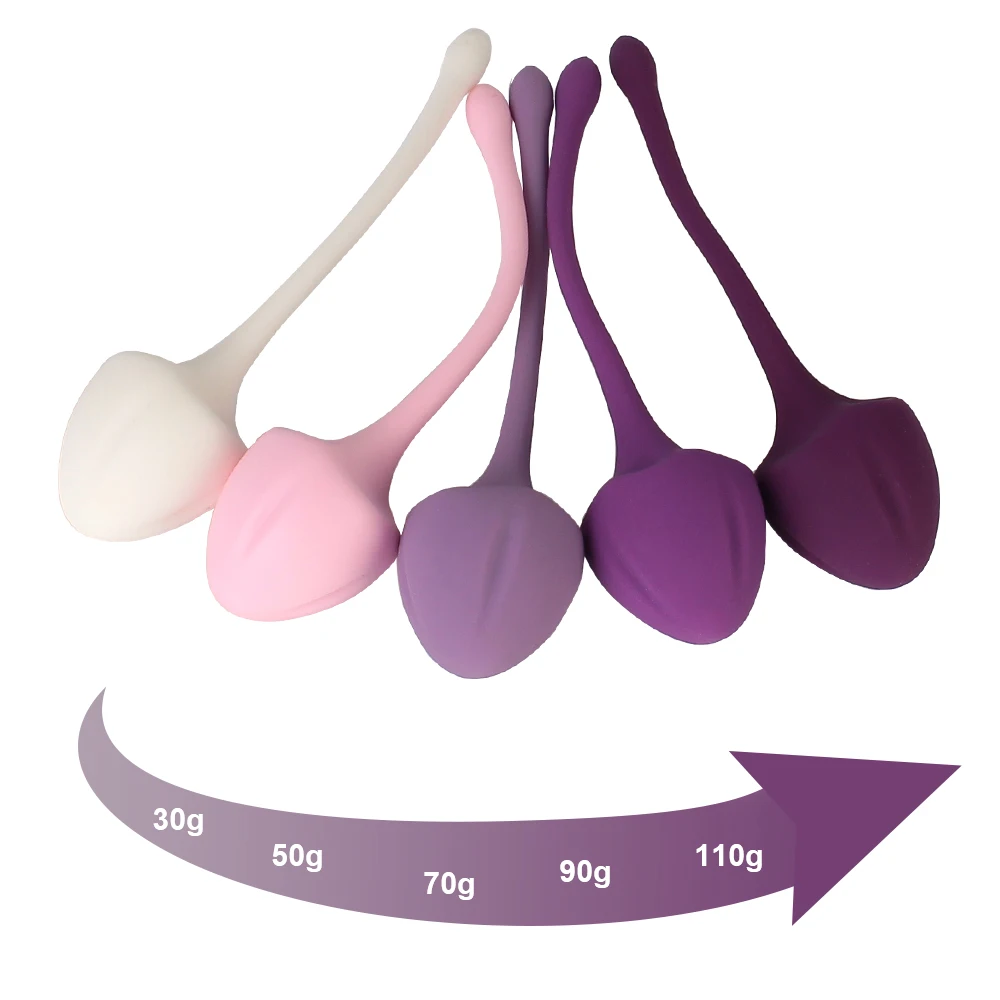 Kegel Balls 30-110g Dumbbell Erotic Vaginal Balls Tight Exerciser Sex Toys for Women Anal Plug Geisha Kegal Machine Product No Vibrator 5Pcs