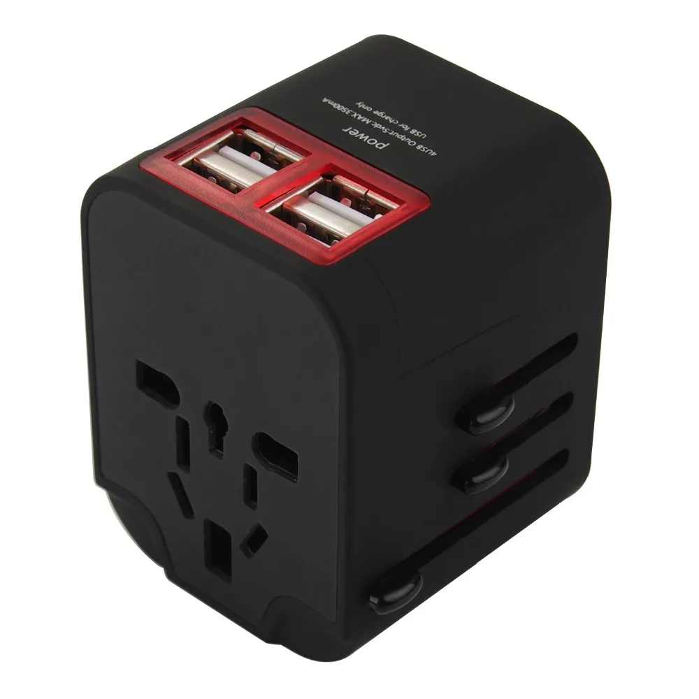 

Universal International Plug Socket 4 USB Port Universal Socket Travel Conversion Power Adapter Household Products