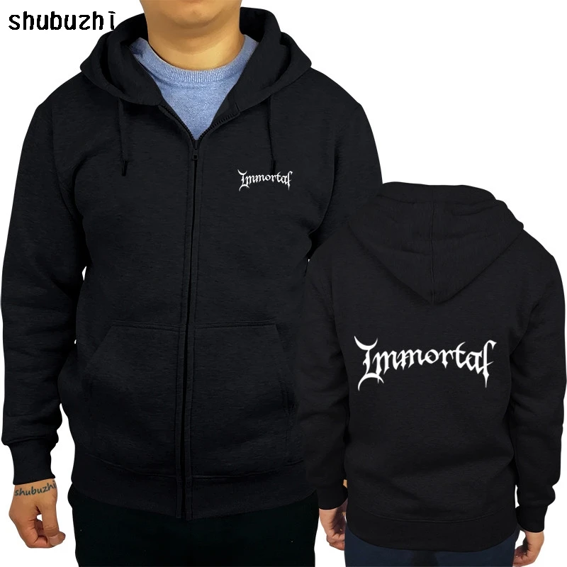 Immmoral логотип черная толстовка s-xxxl в стиле Блэк-металл Толстовка Darkthrone Mayhem тонкий shubuzhi Толстовка мужская Толстовка sbz4404