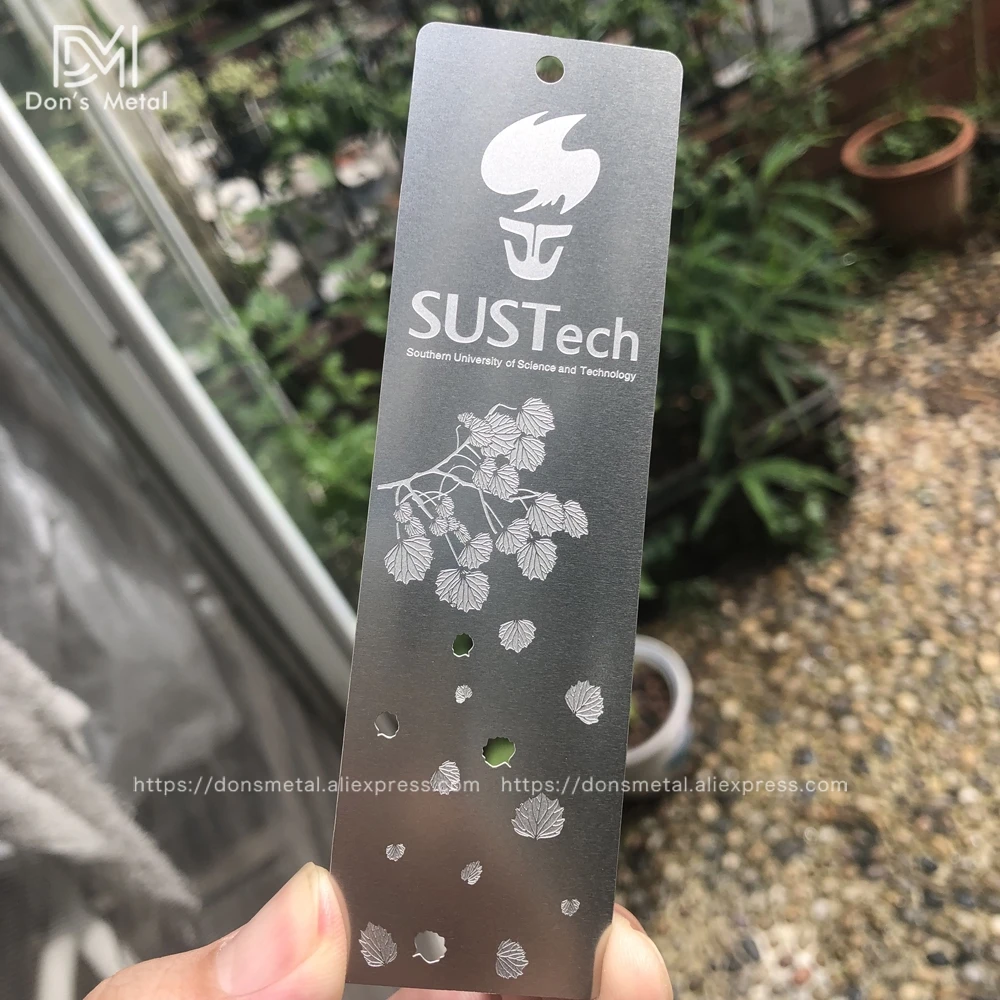 Stainless steel bookmark custom hollow metal bookmark design personalized bookmark customization 